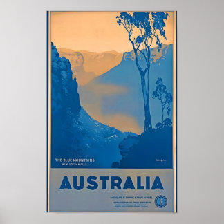 Australien Reiseplakat Poster