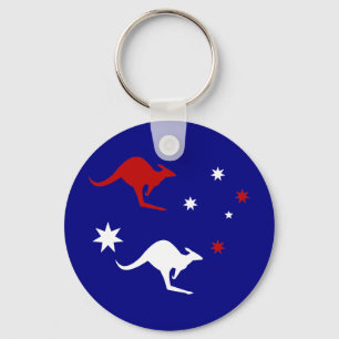 Australien roo und Querschlüsselring Schlüsselanhänger