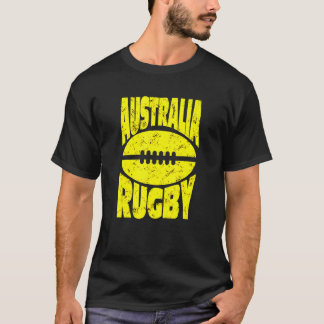 Australien Rugby Australia Rugby mit Ball T-Shirt
