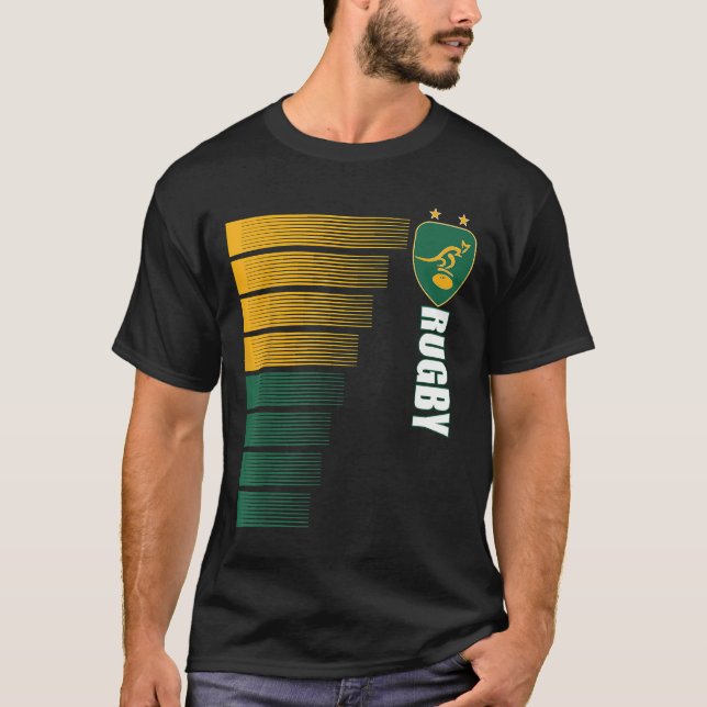 Australien Rugby Jersey Australian Rugby 2 Sided T-Shirt (Vorderseite)