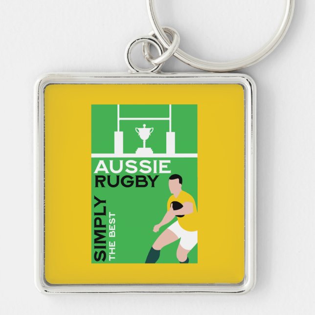 Australien Rugby Player Schlüsselanhänger (Vorne)