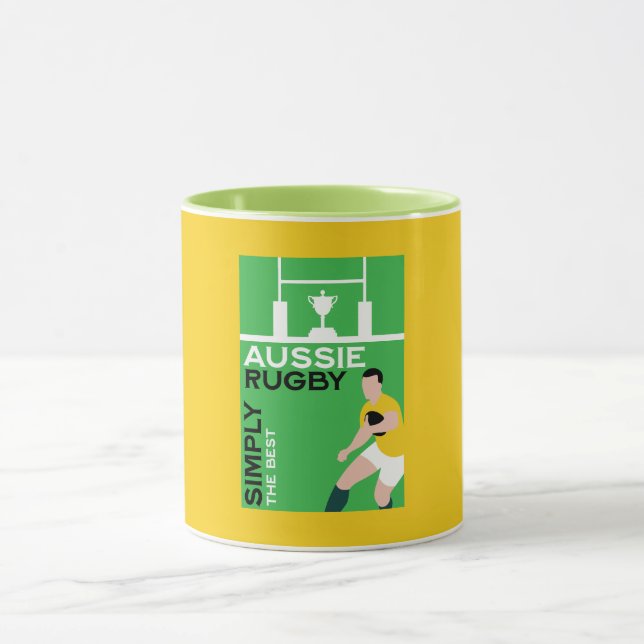 Australien Rugby Player Tasse (Zentrum)