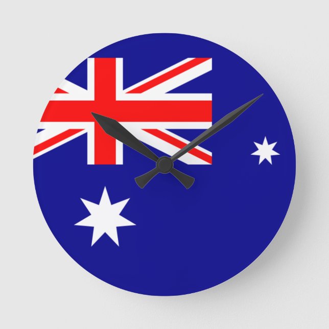 Australien Runde Wanduhr (Vorderseite)