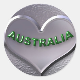 AUSTRALIEN RUNDER AUFKLEBER