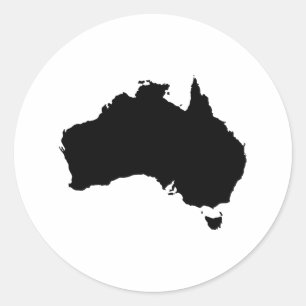 Australien Runder Aufkleber