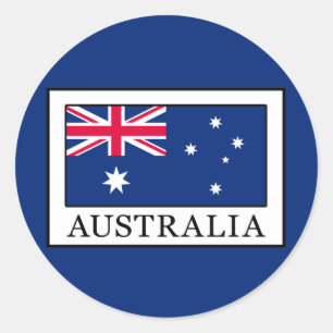 Australien Runder Aufkleber