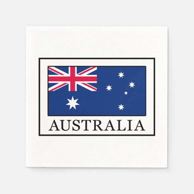 Australien Serviette (Vorderseite)
