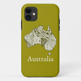 Australien Souvenir Karte Case-Mate iPhone Hülle