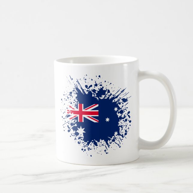 Australien Souvenir Sehenswürdigkeit, Australien F Kaffeetasse (Rechts)