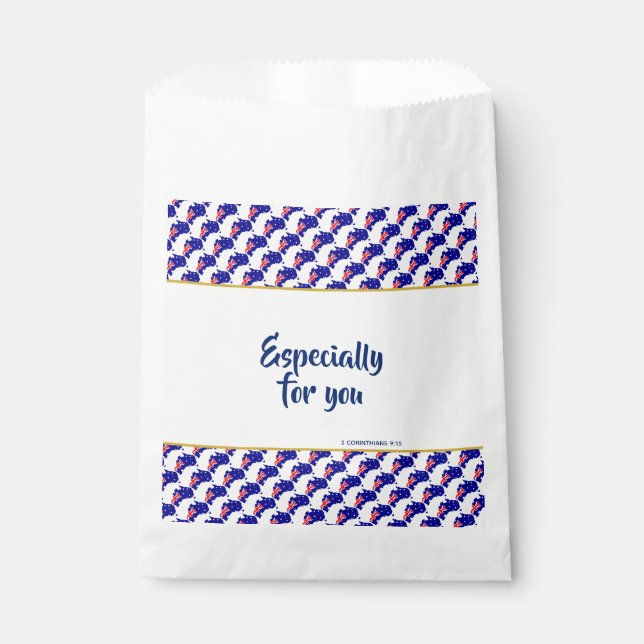 AUSTRALIEN speziell für Sie Christliche Schrift Geschenktütchen (Vorderseite)
