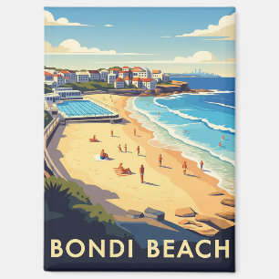 Australien Sydney Bondi Beach Postkarte Magnet