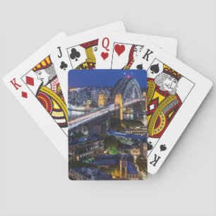 Australien, Sydney, das Rocks-Gebiet, Sydney Hafen Spielkarten