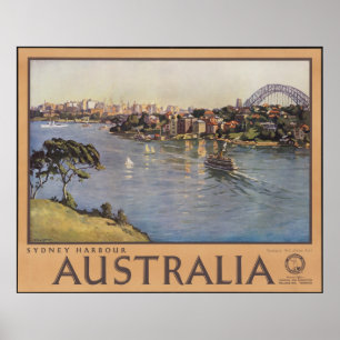 Australien Sydney Harbour Poster
