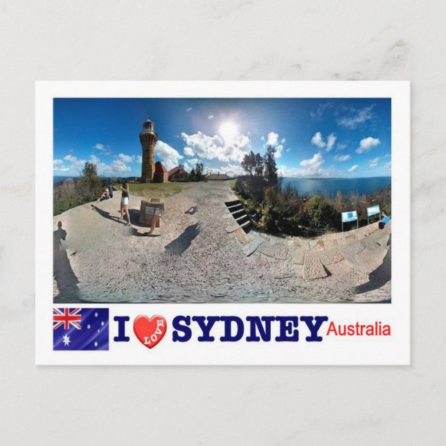 Australien - Sydney - I Liebe - Postkarte (Vorderseite)