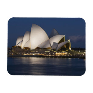 Australien, Sydney. Opernhaus bei Nacht an Magnet