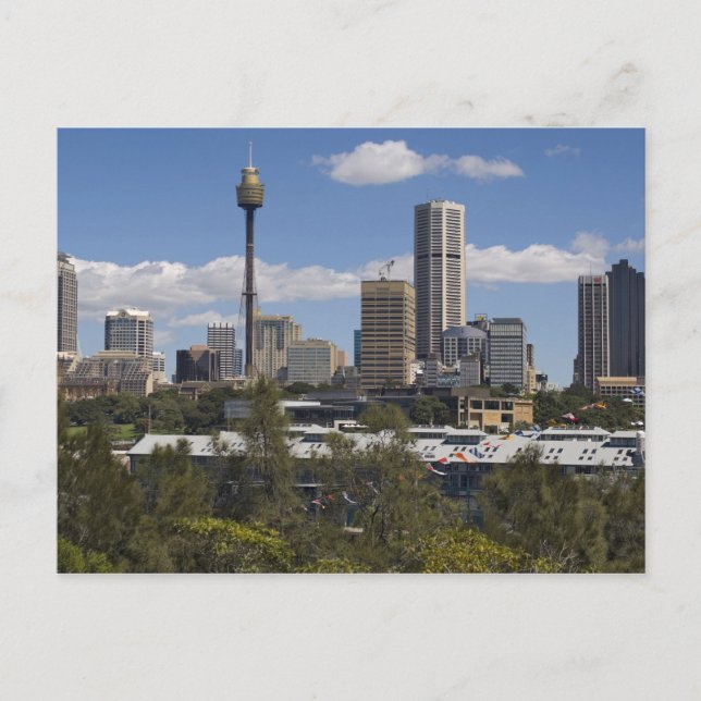 Australien, Sydney, Potts Point. Sydney Skyline. Postkarte (Vorderseite)