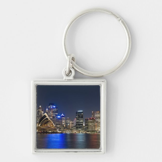 Australien, Sydney. Skyline mit Opernhaus gesehen Schlüsselanhänger (Vorne)