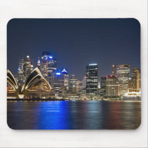 Australien, Sydney. Skyline mit Opernhaus Mousepad