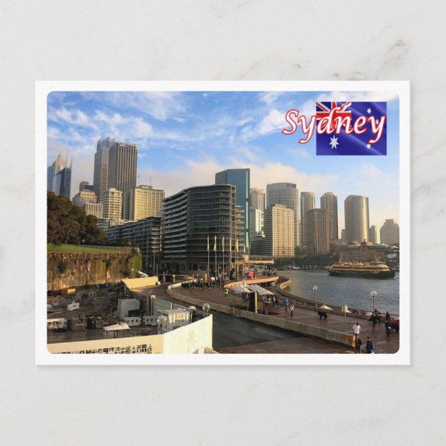 Australien - Sydney - Stadtzentrum - Postkarte (Vorderseite)