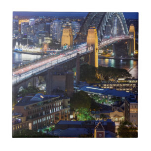 Australien, Sydney, The Rocks area, Sydney Harbour Fliese