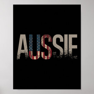 Australien Tag 4. Juli Australischer Amerika Poster