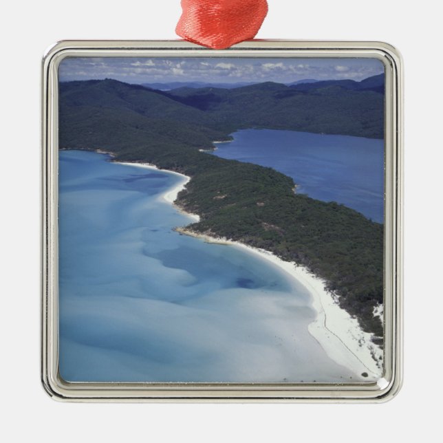 Australien, The Whitsundys, Queensland. Hügel Silbernes Ornament (Vorne)