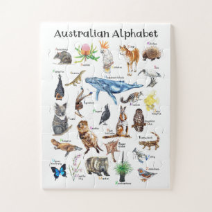 Australien Tiere Alphabet
