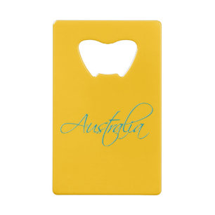 Australien: Travel Credit Card Bottle Opener Geldbeutel Flaschenöffner