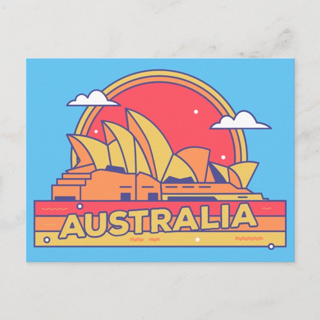 Australien Travel Souvenir Postcard Postkarte (Vorderseite)