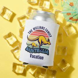 Australien Trip Niedlich Kangaroo Sunset Custom Dosenkühler
