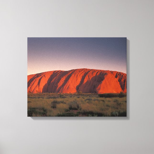 Australien, Uluru Nationalpark. Uluru oder Leinwanddruck (Vorderseite)