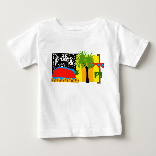 Australien - ULURU - Outback - Wüste - Baby T-shirt (Vorderseite)