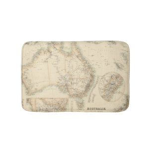 Australien und Neuseeland Badematte