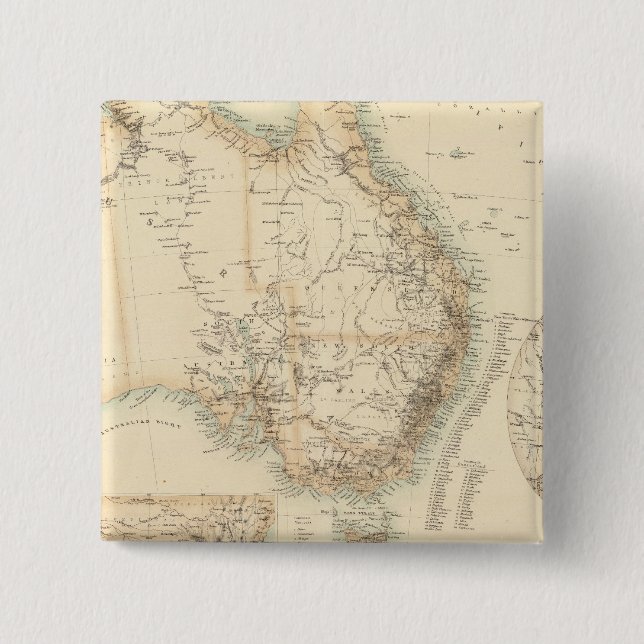 Australien und Neuseeland Button (Vorderseite)