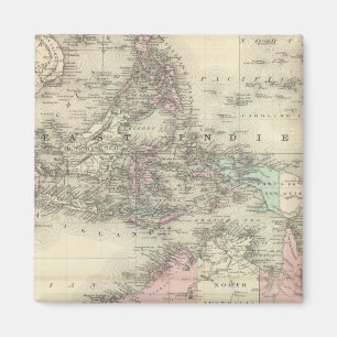 Australien und Ostindien Magnet
