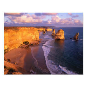 Australien, Victoria. 12 Apostel, Hafen Fotodruck
