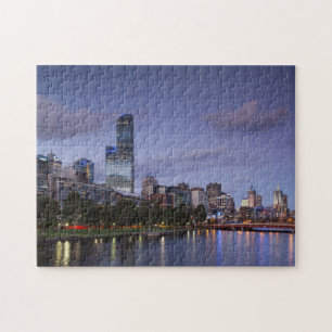 Australien, Victoria, Melbourne, Skyline mit 2