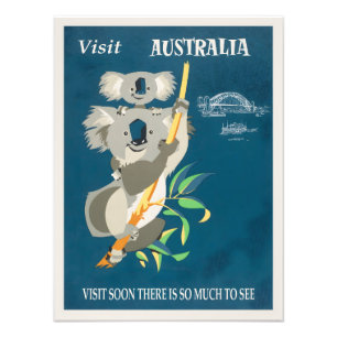 Australien Vintage Poster