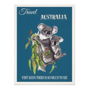 Australien Vintage Poster