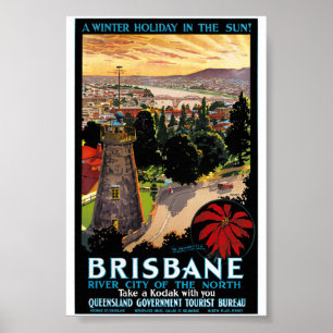 Australien Vintage Travel Poster wiederhergestellt