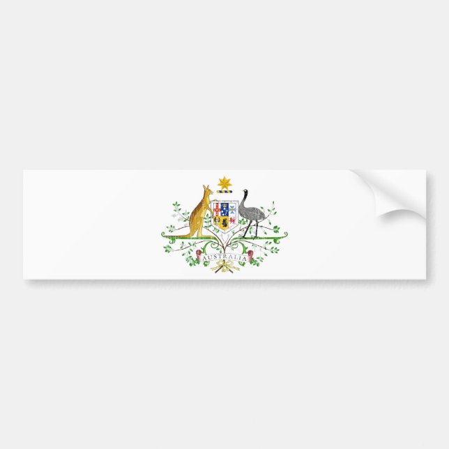 Australien-Wappen Autoaufkleber (Vorne)
