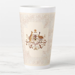 Australien Wappen Braun Tönung Milchtasse