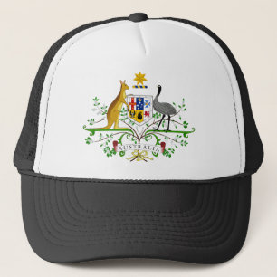 Australien-Wappen Hut Truckerkappe