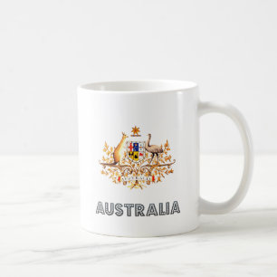 Australien-Wappen Kaffeetasse