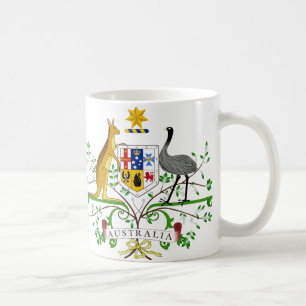 Australien-Wappen Tasse