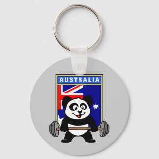 Australien Weightlift Panda Schlüsselanhänger