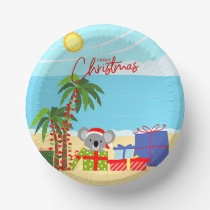 Australien Weihnachten Pappteller