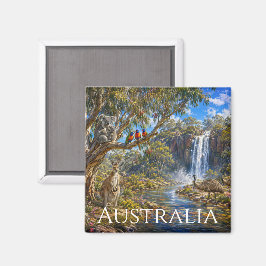 Australien Wildlife Panorama Landschaft Kühlschran Magnet