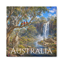 Australien Wildlife Panorama Landschaft Kühlschran