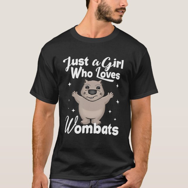 Australien Wombat Crossing Cudly Toy Aussie T-Shirt (Vorderseite)